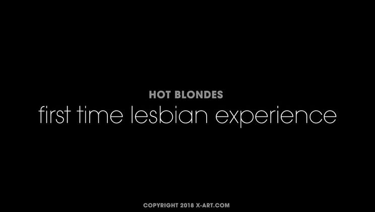 Hot Blondes: First Time Lesbian Experience